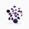 Amethyst Briolette Stone with Drill for Jewellery From 1 - 10 Carats
