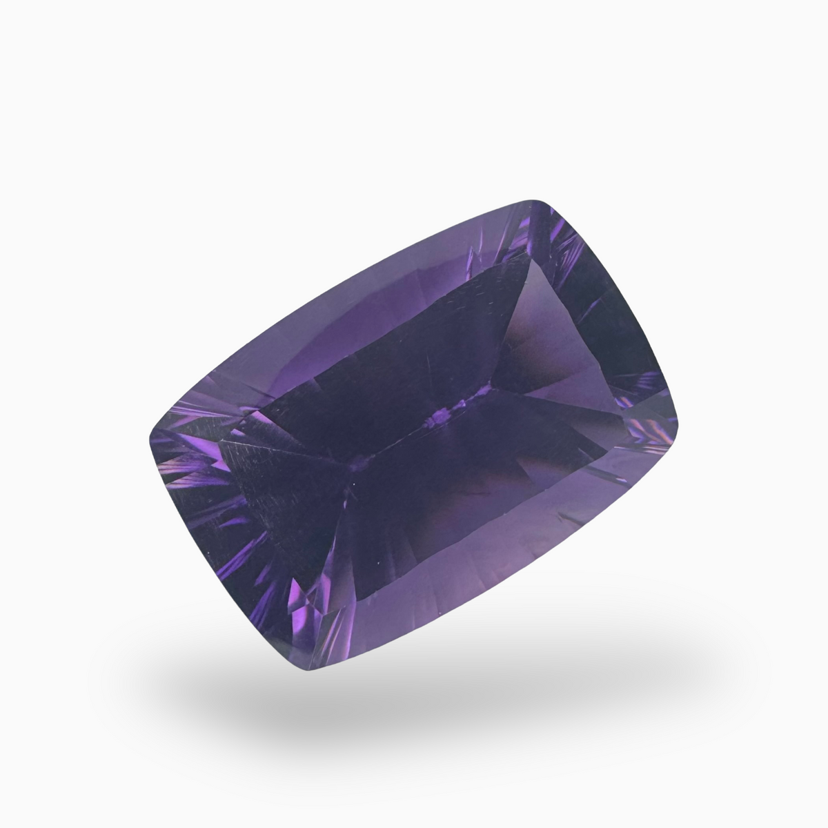 Natural Purple Amethyst Cushion Shape 18.32 Carats Size 20X12mm Laser Cut