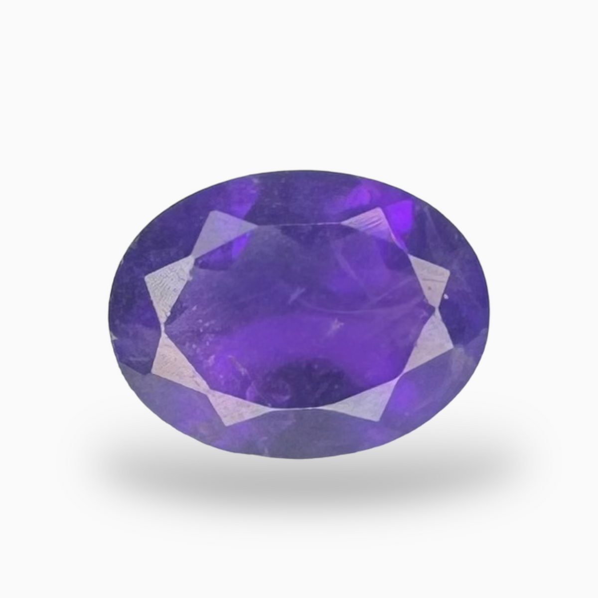 Natural Purple Amethyst Oval Shape 1.22 carat Size 8X6mm