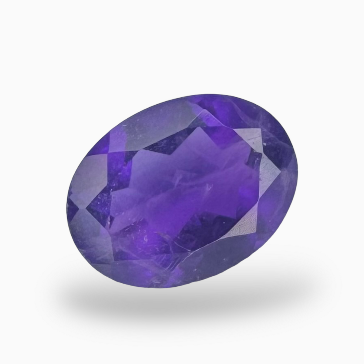 Natural Purple Amethyst Oval Shape 1.22 carat Size 8X6mm