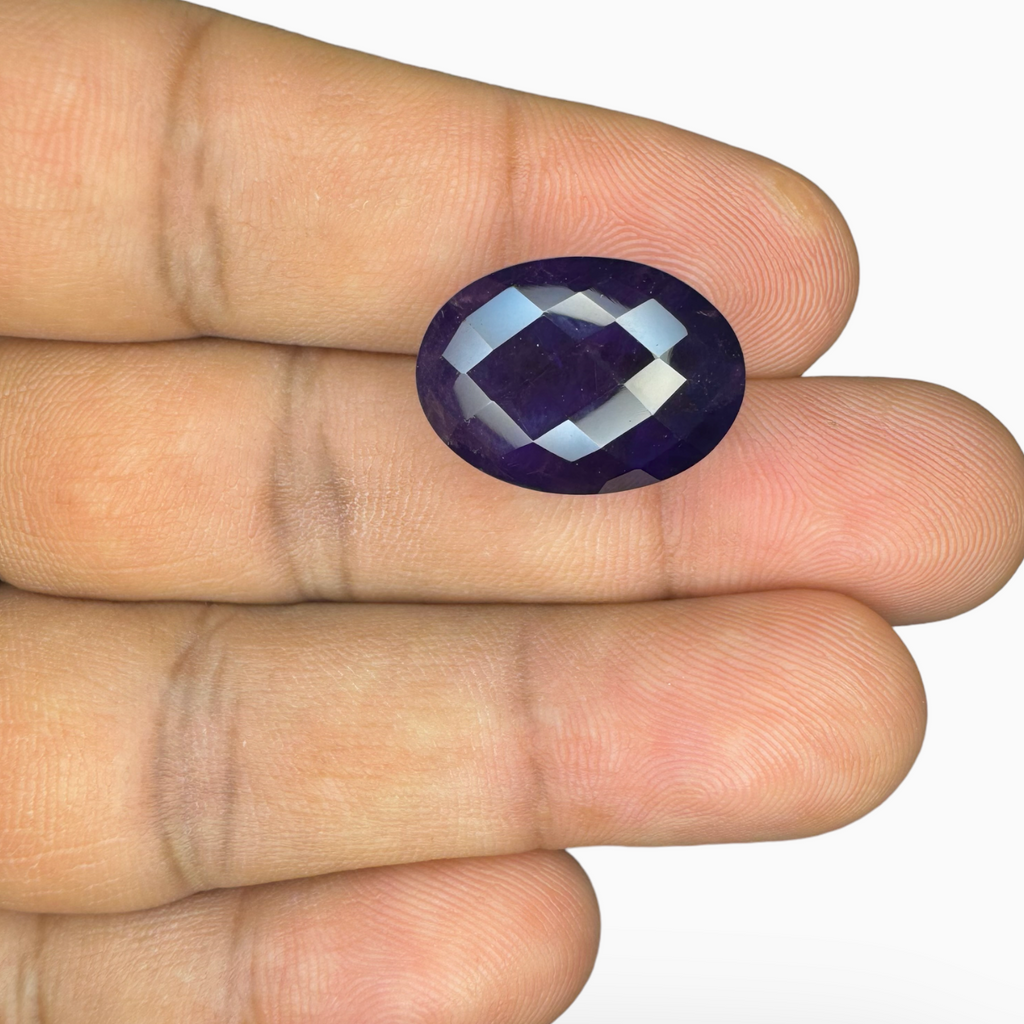 Natural Purple Amethyst Oval Shape 11.1 carat Size 18X15mm