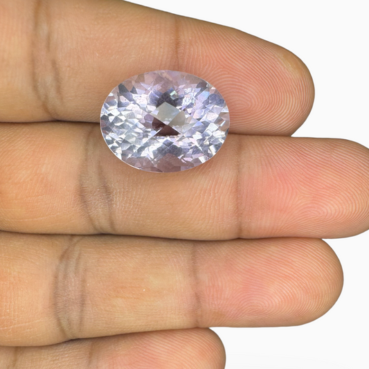 Natural Pink Amethyst Oval Shape 14.18 carat Size 17.5X13.5mm