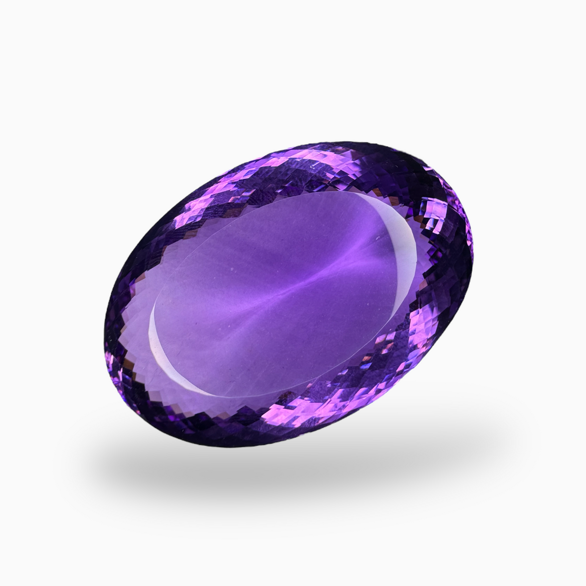 Natural Purple Amethyst Oval Shape 199.72 Carats Big Size 48.3X33.8mm