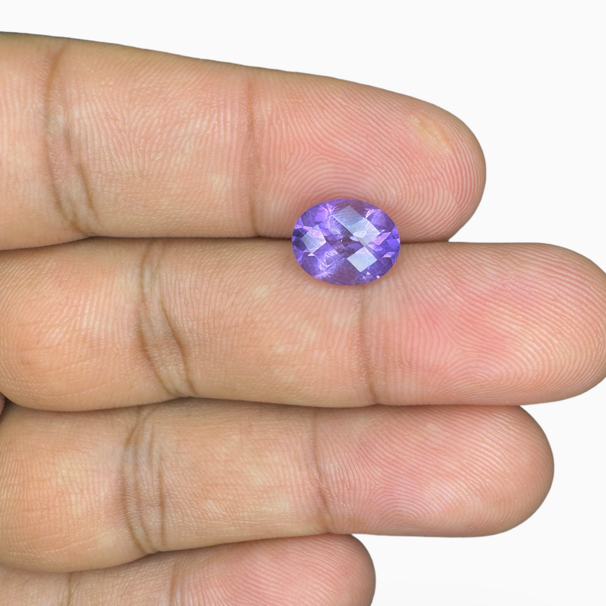 Natural Purple Amethyst Oval Shape 2.36 carat Size 10X8mm Rose Cut