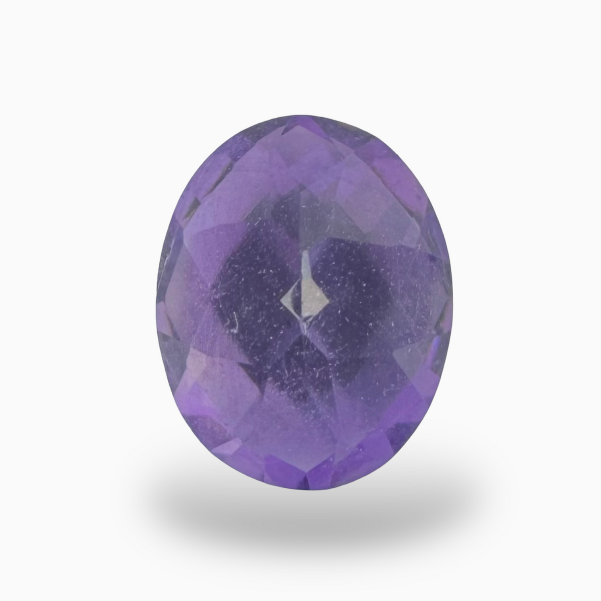 Natural Purple Amethyst Oval Shape 2.36 carat Size 10X8mm Rose Cut