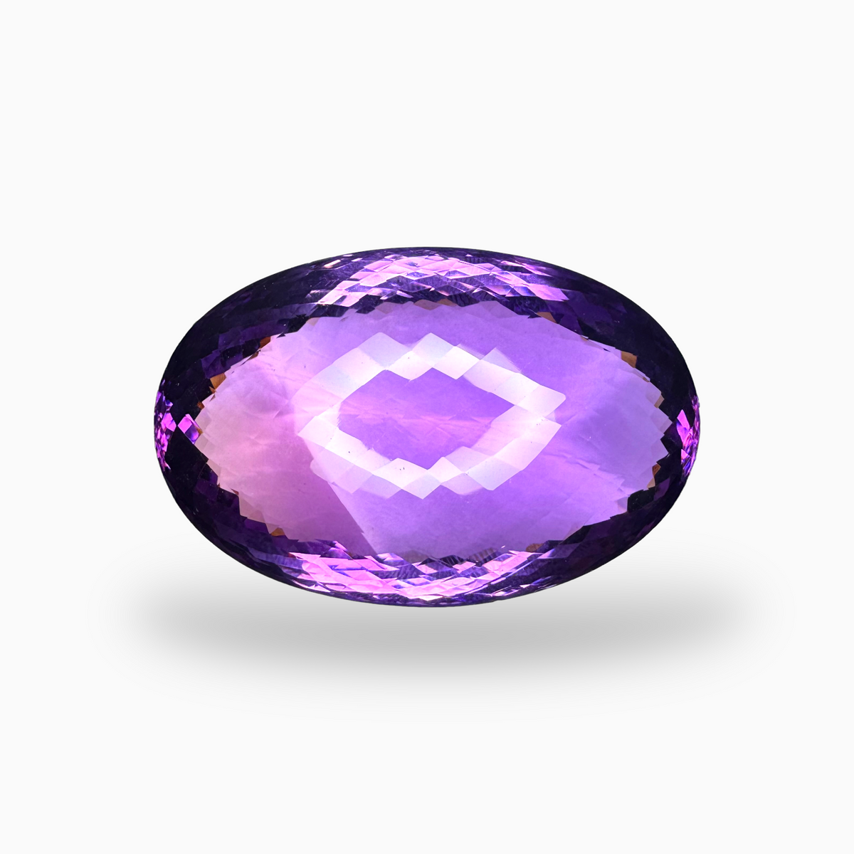 Natural Purple Amethyst Oval Shape 208.27 carat Stone Size 48X30mm