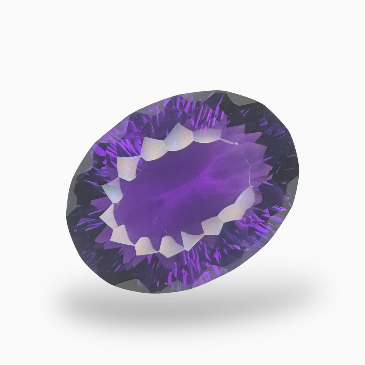 Natural Purple Amethyst Oval Shape 29 Carats 25X15mm Fancy Cut