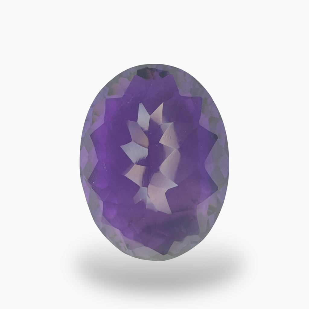 Natural Purple Amethyst Oval Shape 29 Carats 25X15mm Fancy Cut