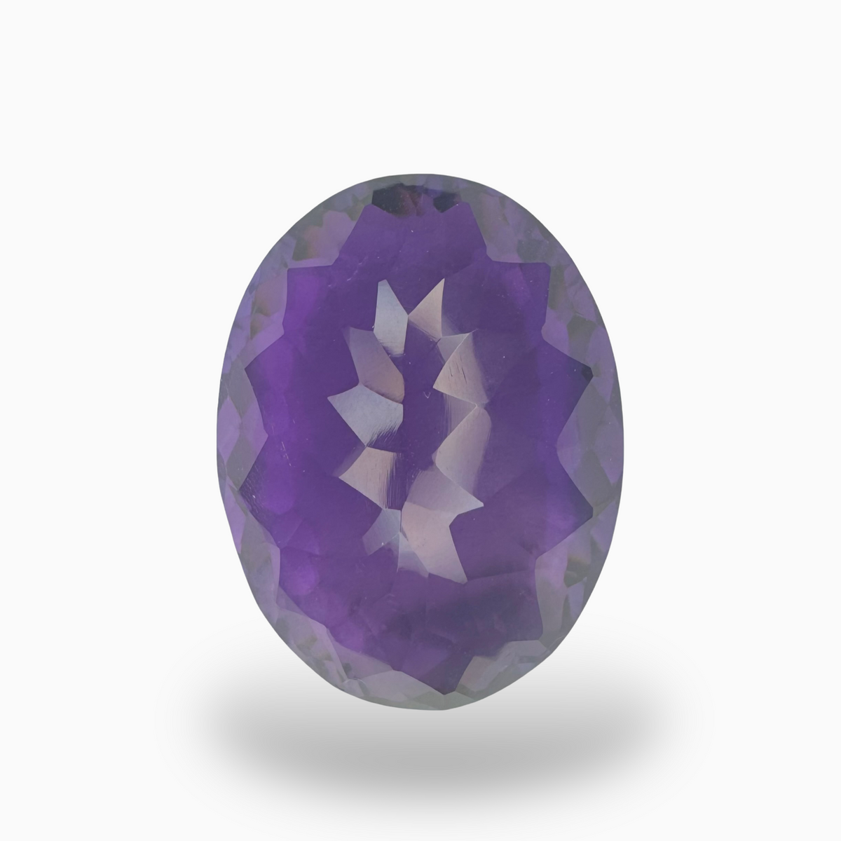 Natural Purple Amethyst Oval Shape 29 Carats 25X15mm Fancy Cut