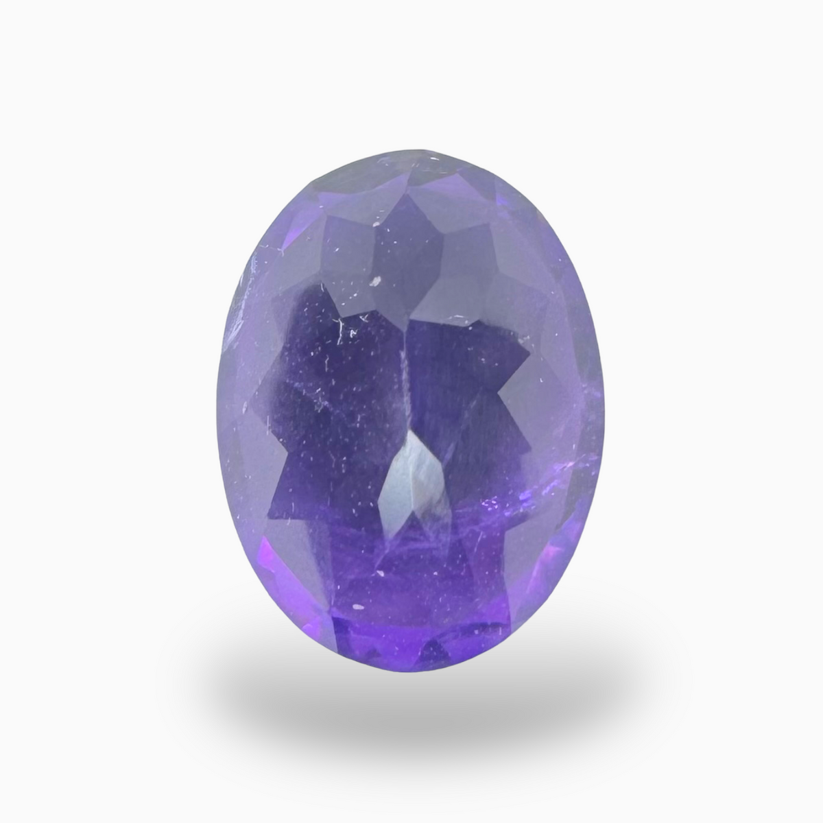 Natural Purple Amethyst Oval Shape 3.29carat Size 11X9mm