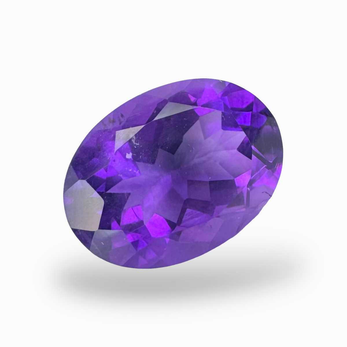 Natural Purple Amethyst Oval Shape 3.29carat Size 11X9mm