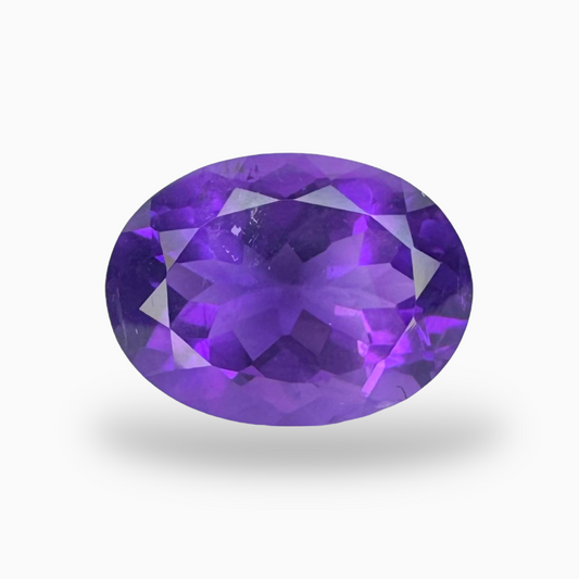 Natural Purple Amethyst Oval Shape 3.29carat Size 11X9mm