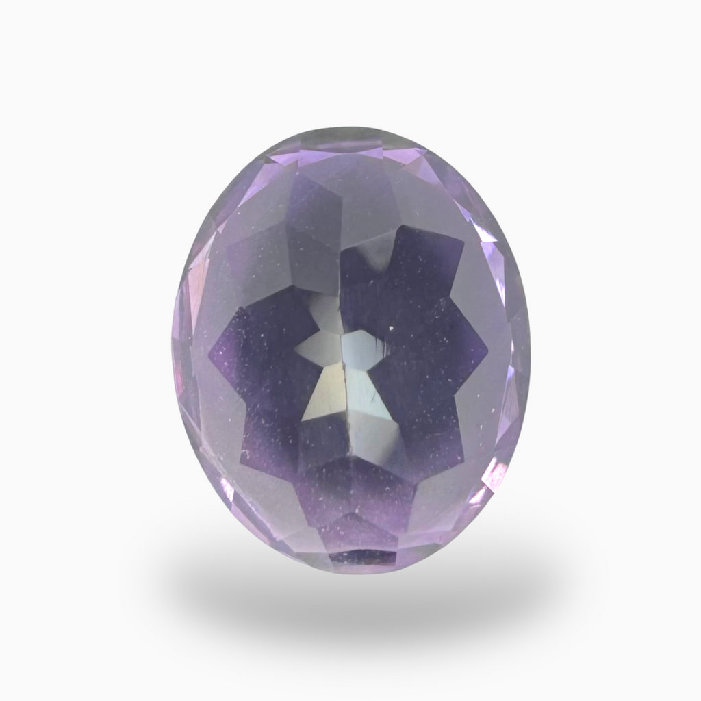 Natural Pink Amethyst Oval Shape 3.42 Carats Size 11X9mm