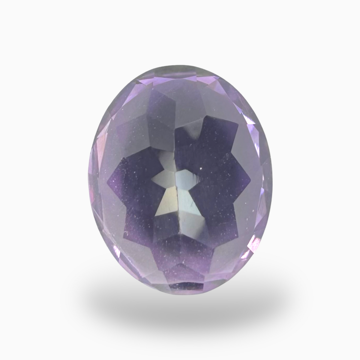 Natural Pink Amethyst Oval Shape 3.42 Carats Size 11X9mm
