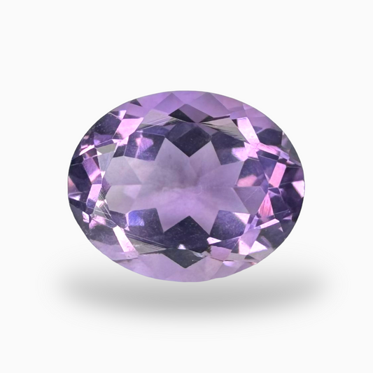 Natural Pink Amethyst Oval Shape 3.42 Carats Size 11X9mm