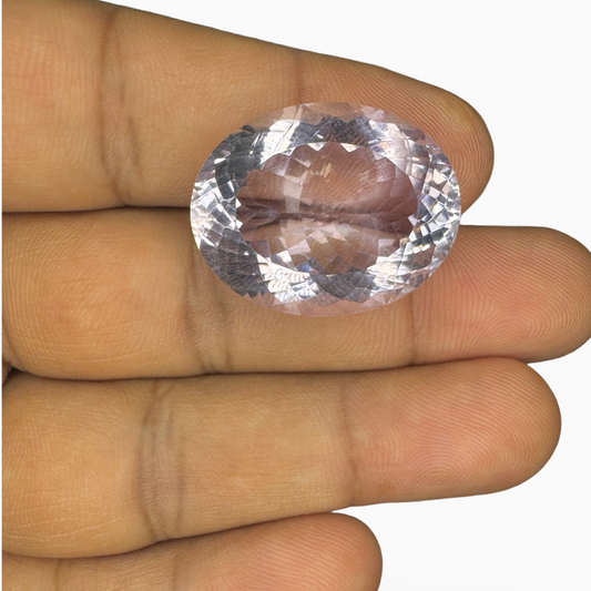 Natural Pink Amethyst Oval Shape 37.7 carat Size 25X20mm