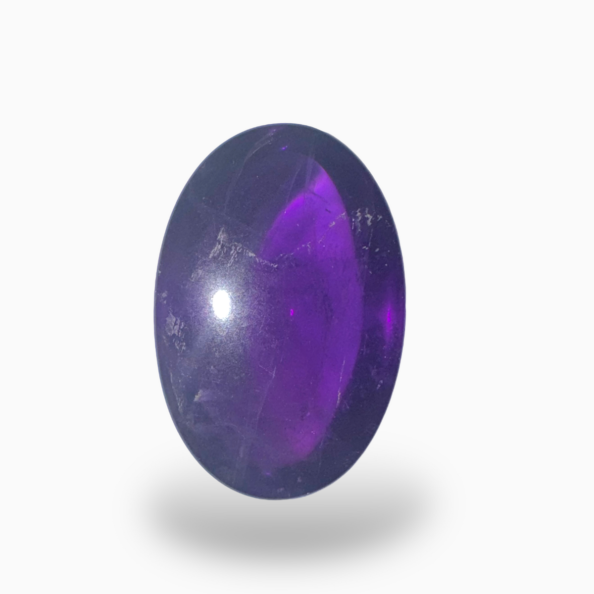 Natural Purple Amethyst Oval Cabochon Shape Size 37.7 carat 27X18mm