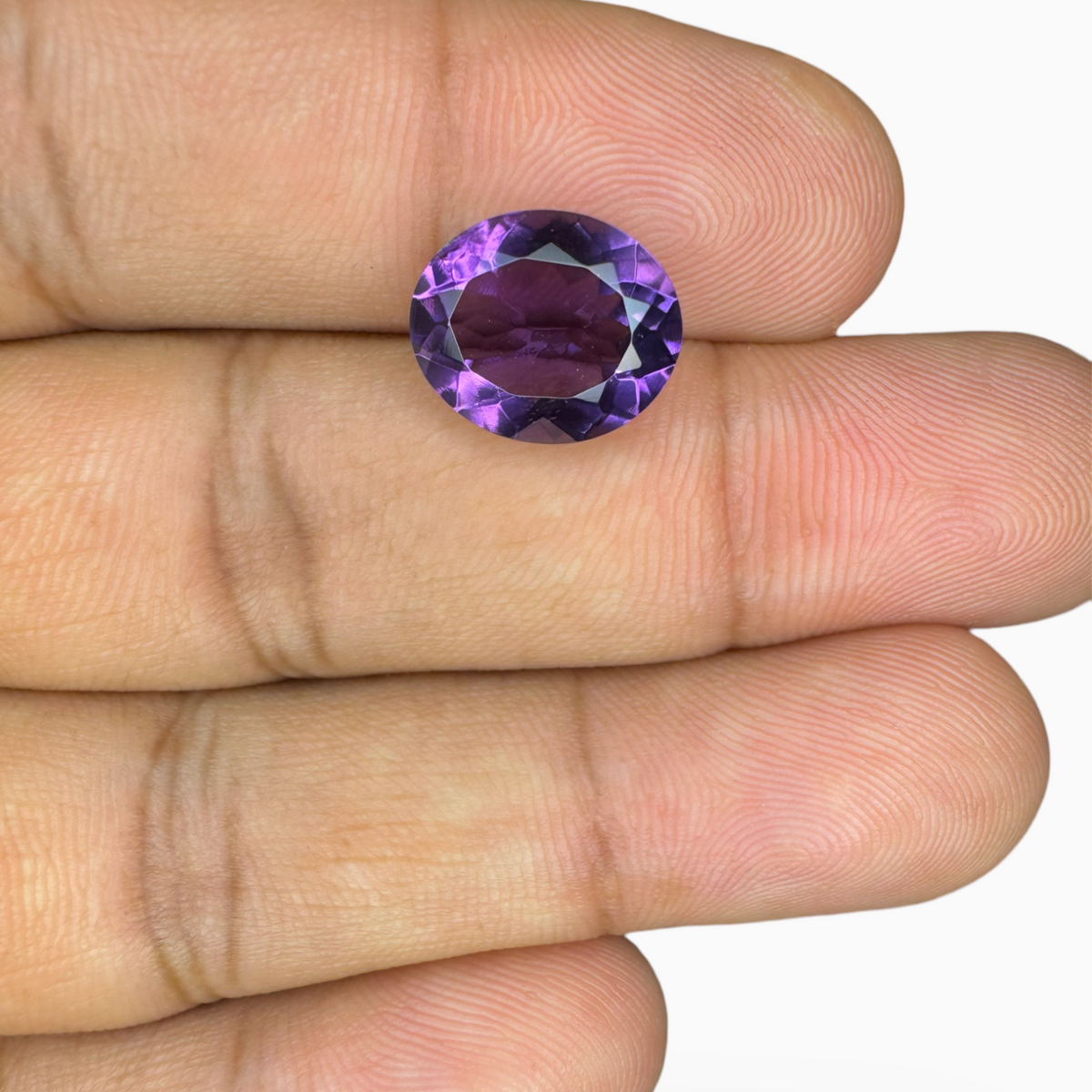 Natural Purple Amethyst Oval Shape 4.05 carat Size 12X10mm