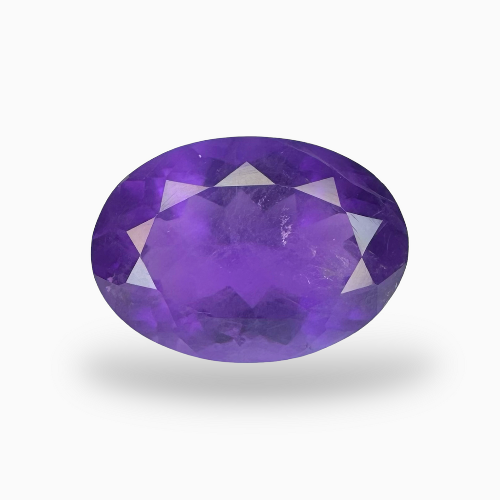 Natural Purple Amethyst Oval Shape 5.44 carat Size 14X10mm