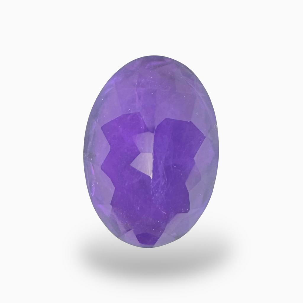 Natural Purple Amethyst Oval Shape 5.44 carat Size 14X10mm