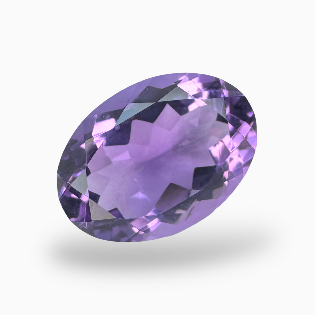 Natural Purple Amethyst Oval Shape 5.48 carat Size 14X10mm