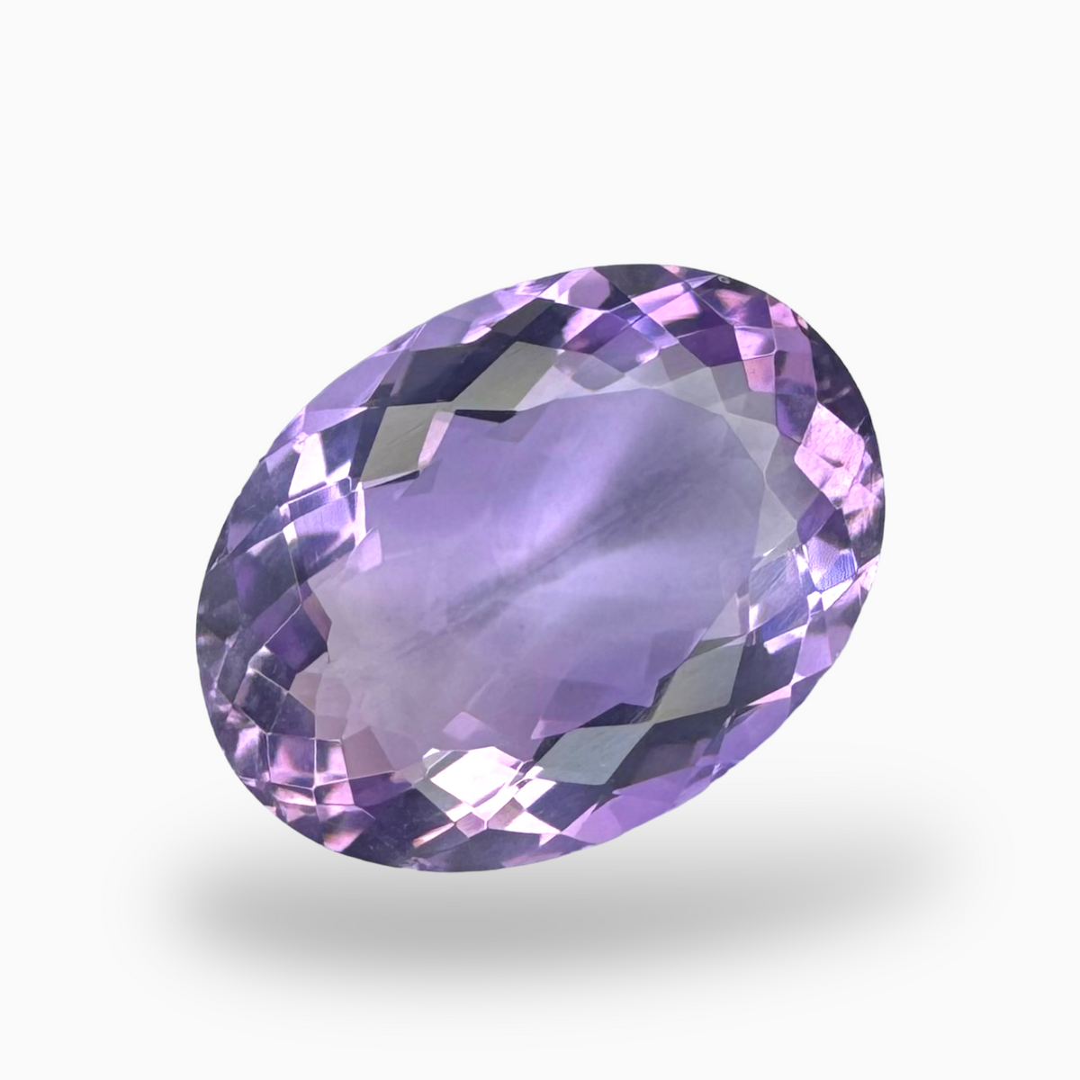 Natural Pink Amethyst Oval Shape 6.4 Carats 15X11mm