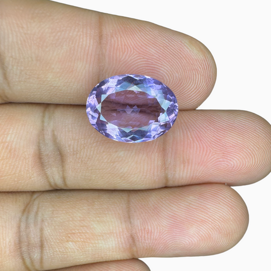 Natural Pink Amethyst Oval Shape 7.75 Carats 16X11.5mm