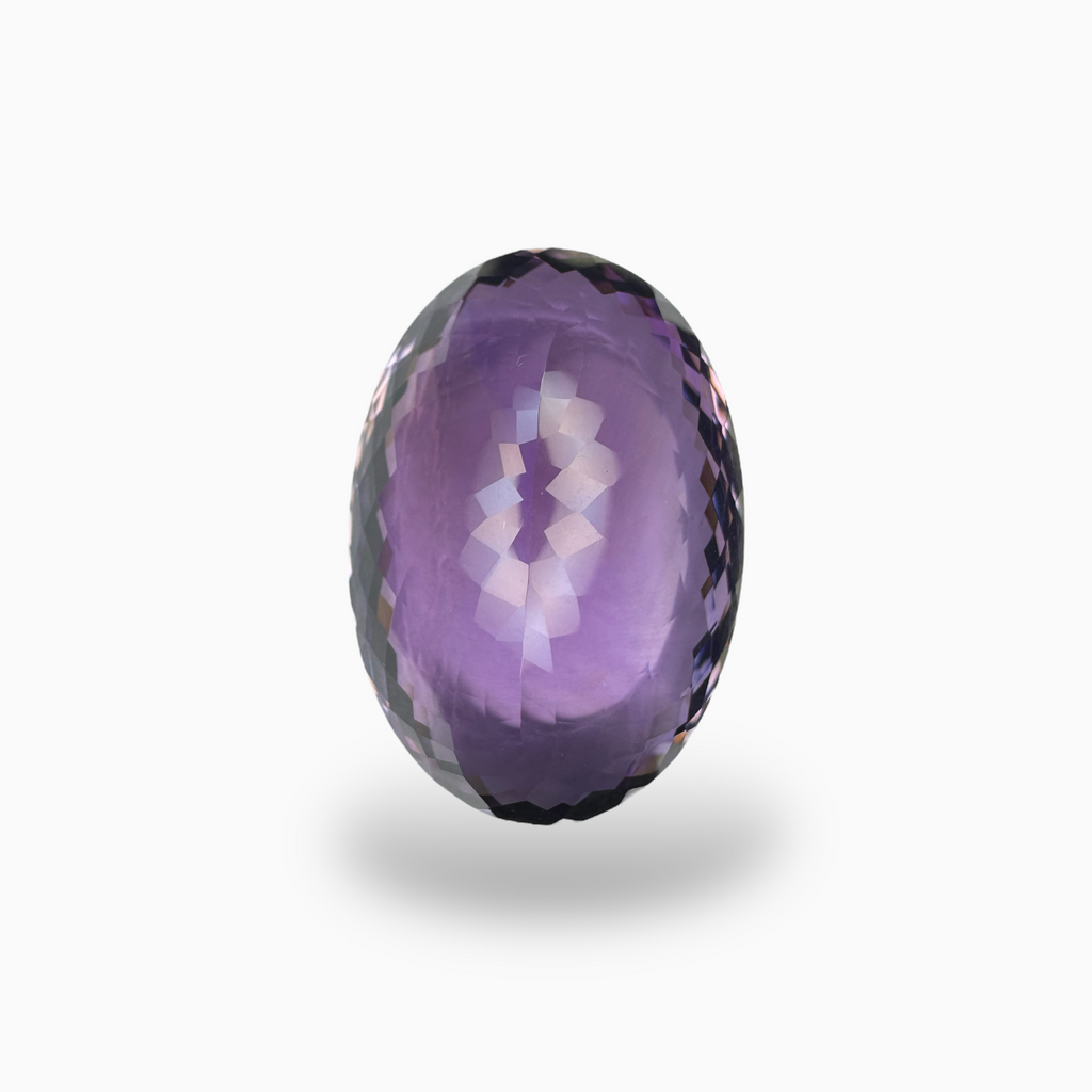 Natural Purple Amethyst Oval Shape 77.89 Carats Big Size