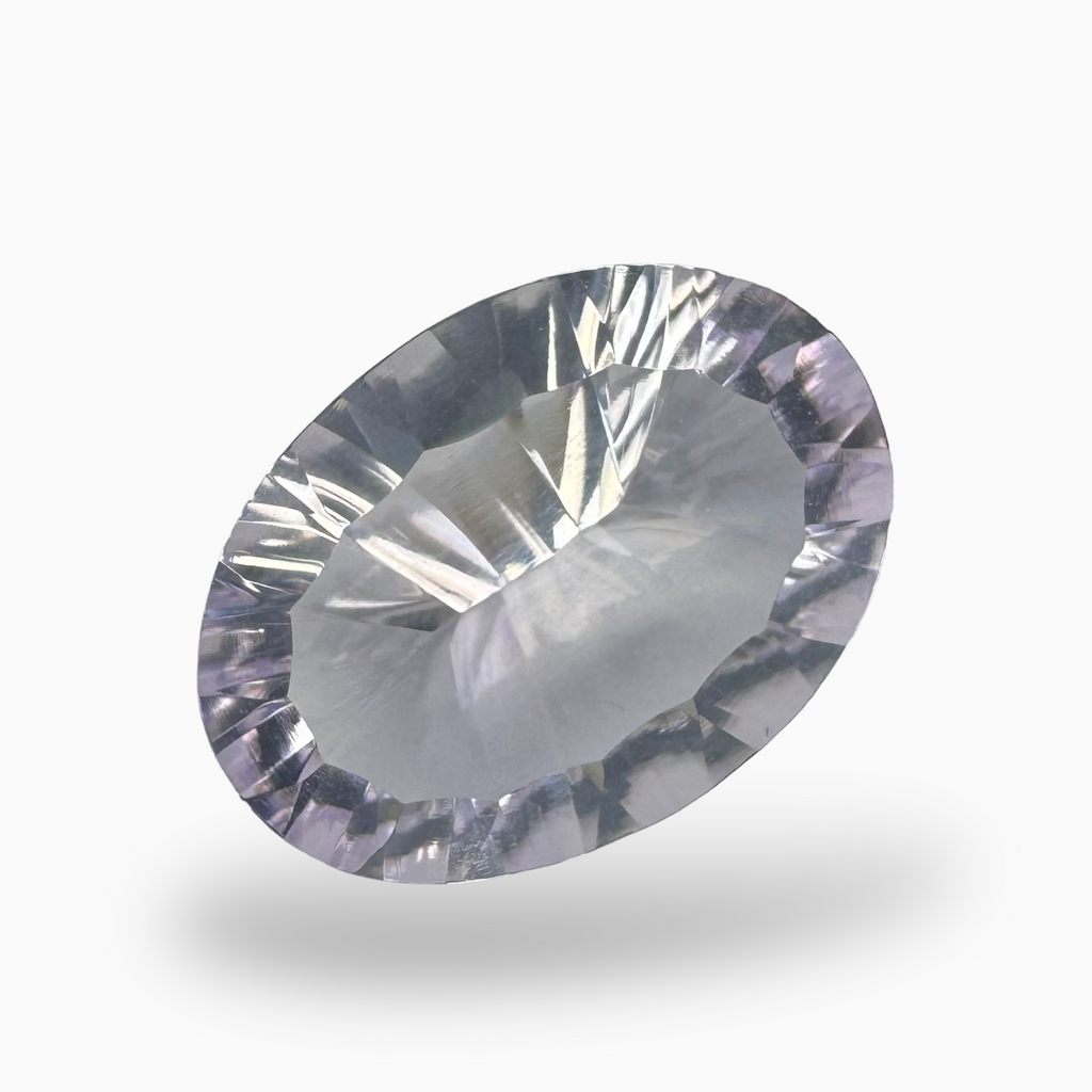 Natural Pink Amethyst Oval 9.03 carat Size 18X13mm Laser Cut