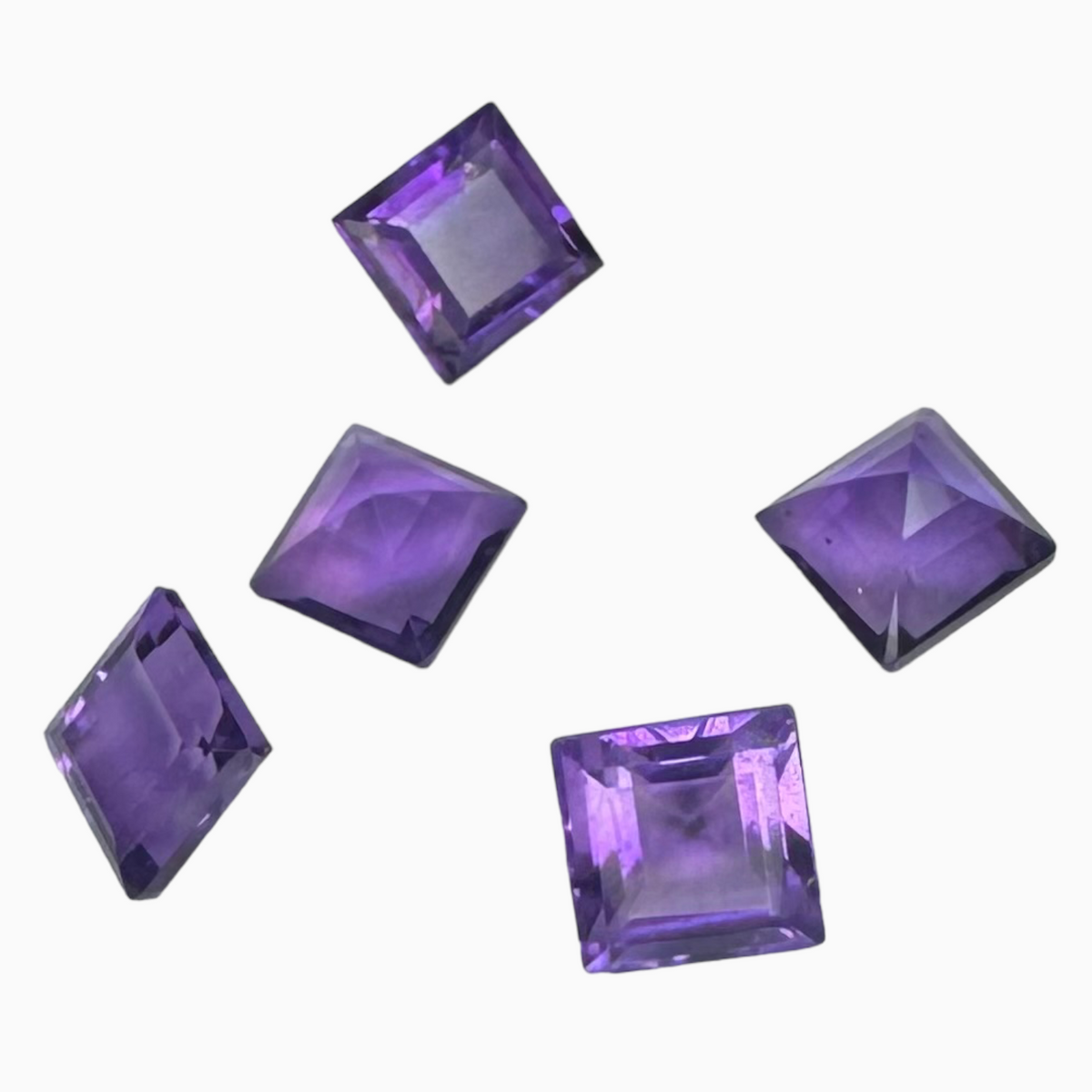 Purple Amethyst Princess 5x5 mm 0.80 Carats
