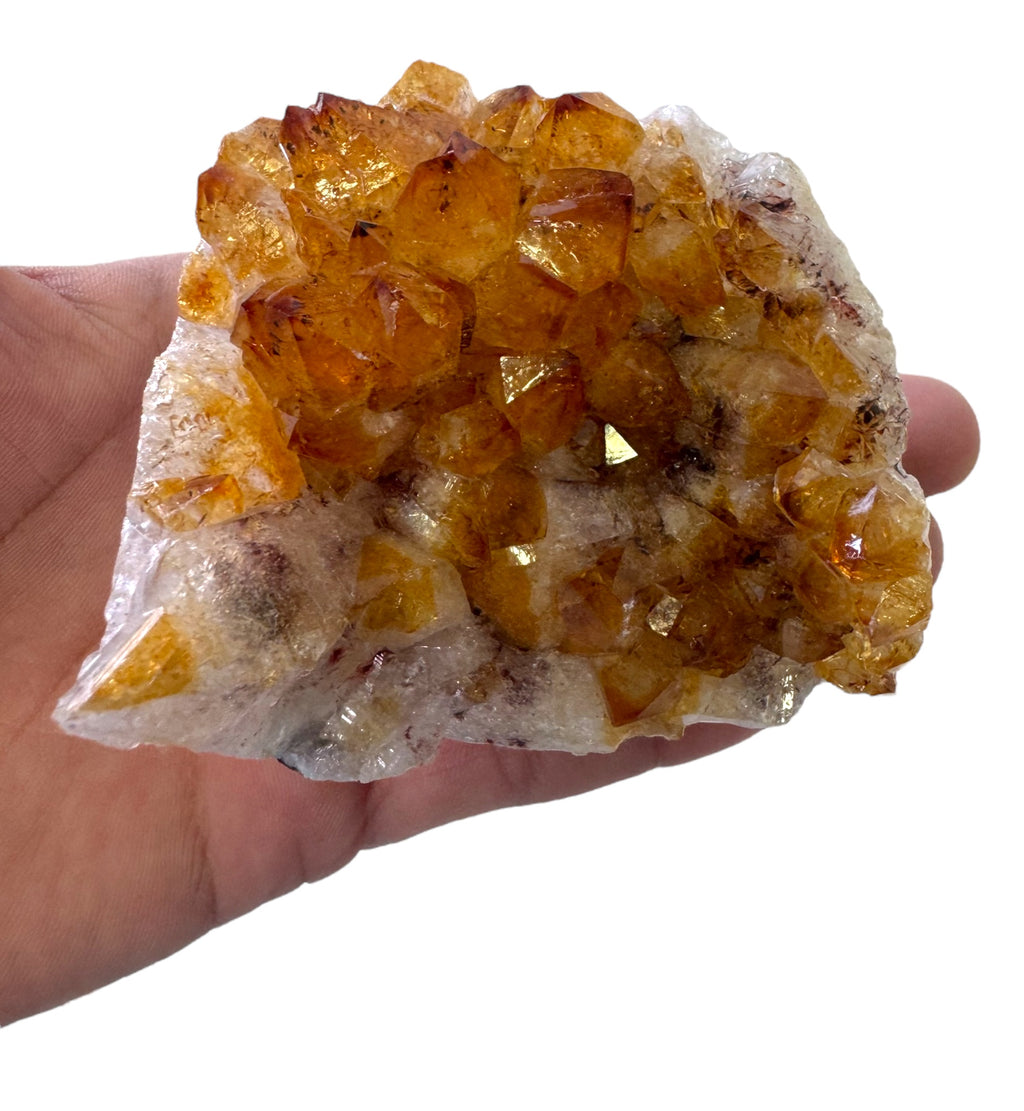 Natural Citrine Geode Rock Crystal (Rough)