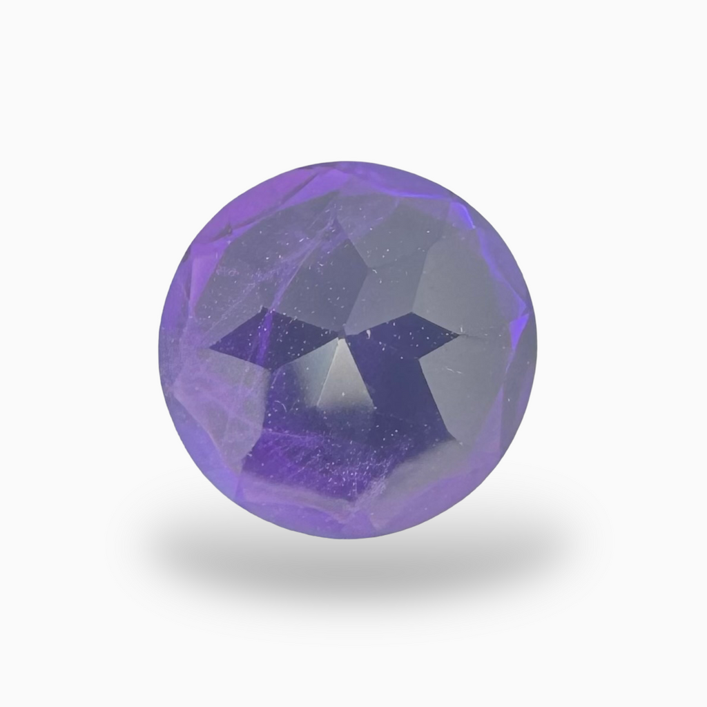 Natural Purple Amethyst Round 1.21 carat 7X7mm