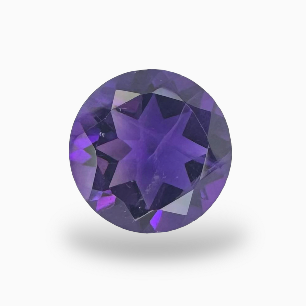 Natural Purple Amethyst Round Shape 1.68 Carat 8X8mm