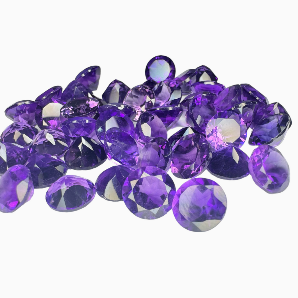 Natural Purple Amethyst Round Shape 1.68 Carat 8X8mm