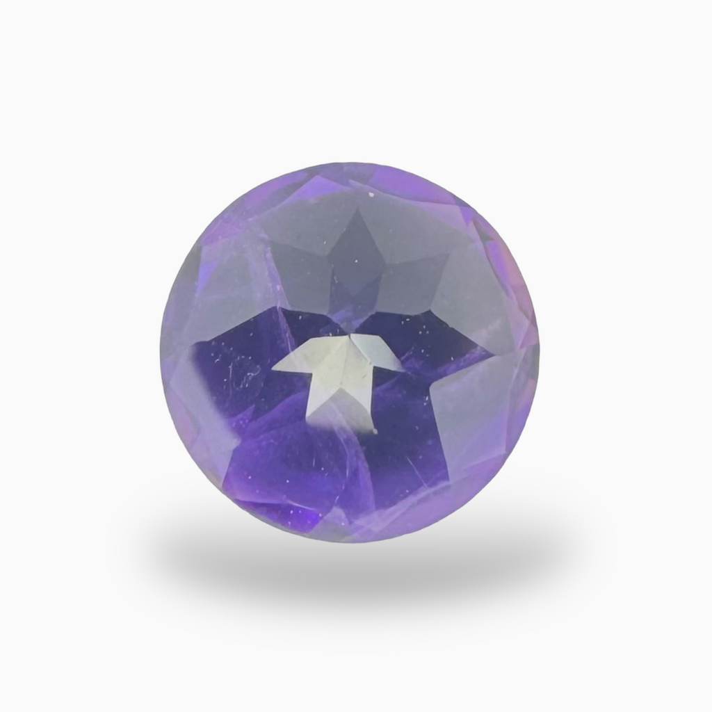 Natural Purple Amethyst Round Shape 1.68 Carat 8X8mm