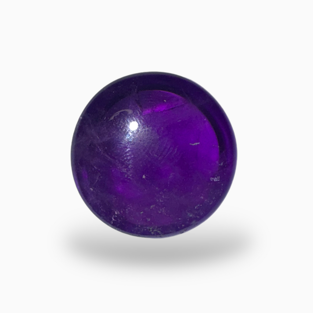 Natural Purple Amethyst Round Cabochon 38.80 Carat 21X21mm