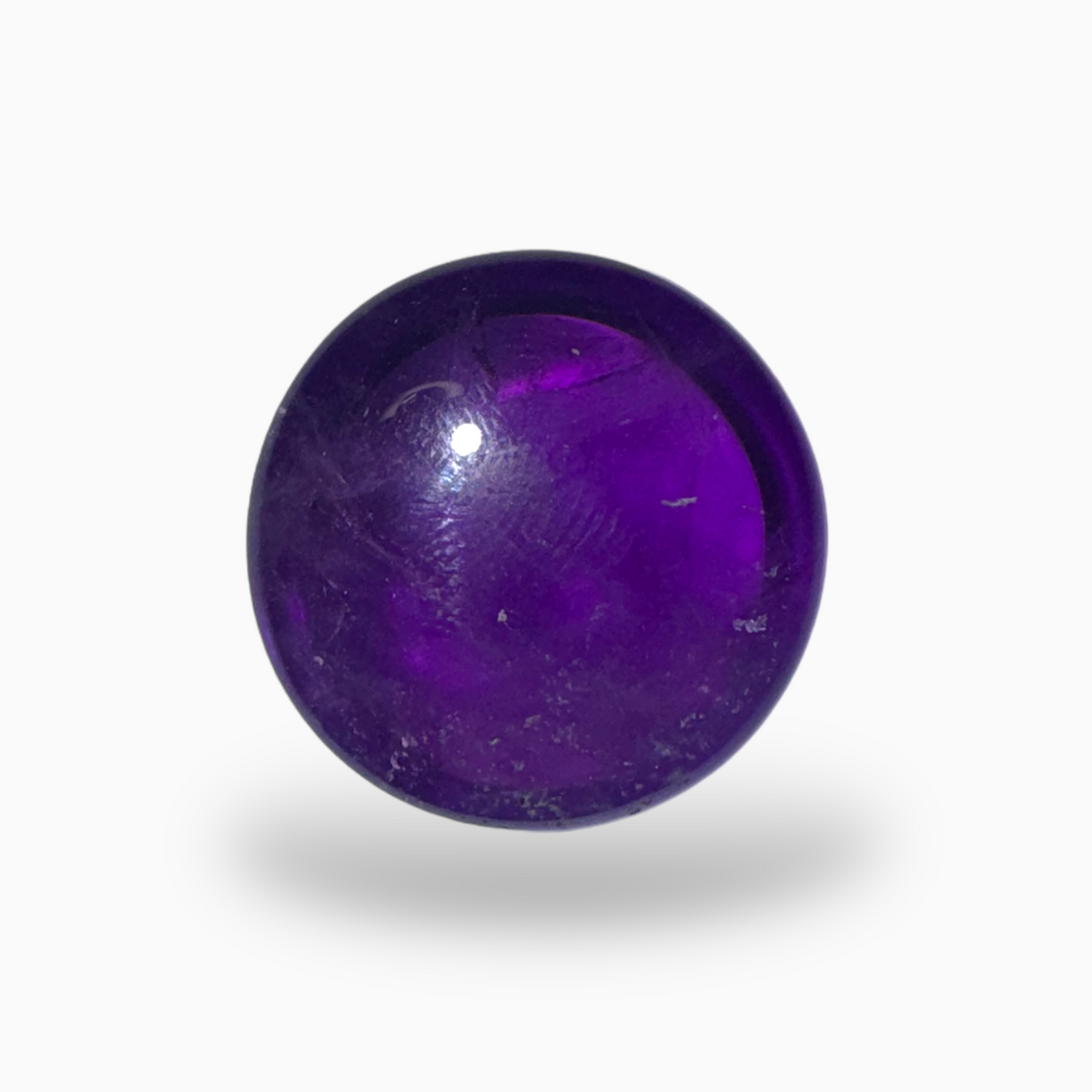 Natural Purple Amethyst Round Cabochon 38.80 Carat 21X21mm