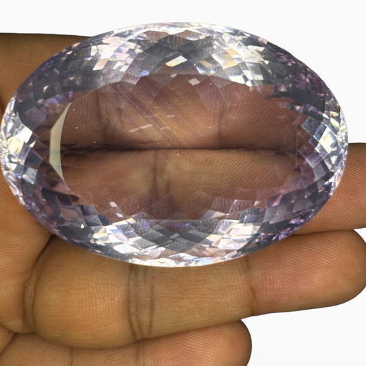 Natural Pink Amethyst Oval Shape 246.63 Carats Big Size