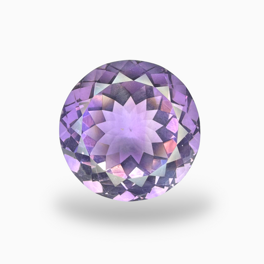 Natural Pink Amethyst 17.80 Carats Round Shape 17X17mm