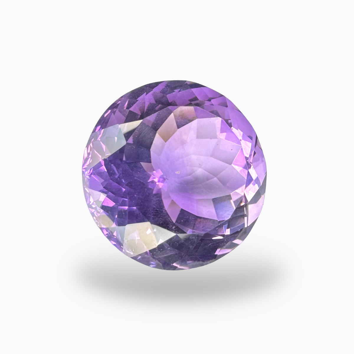 Natural Pink Amethyst 17.80 Carats Round Shape 17X17mm