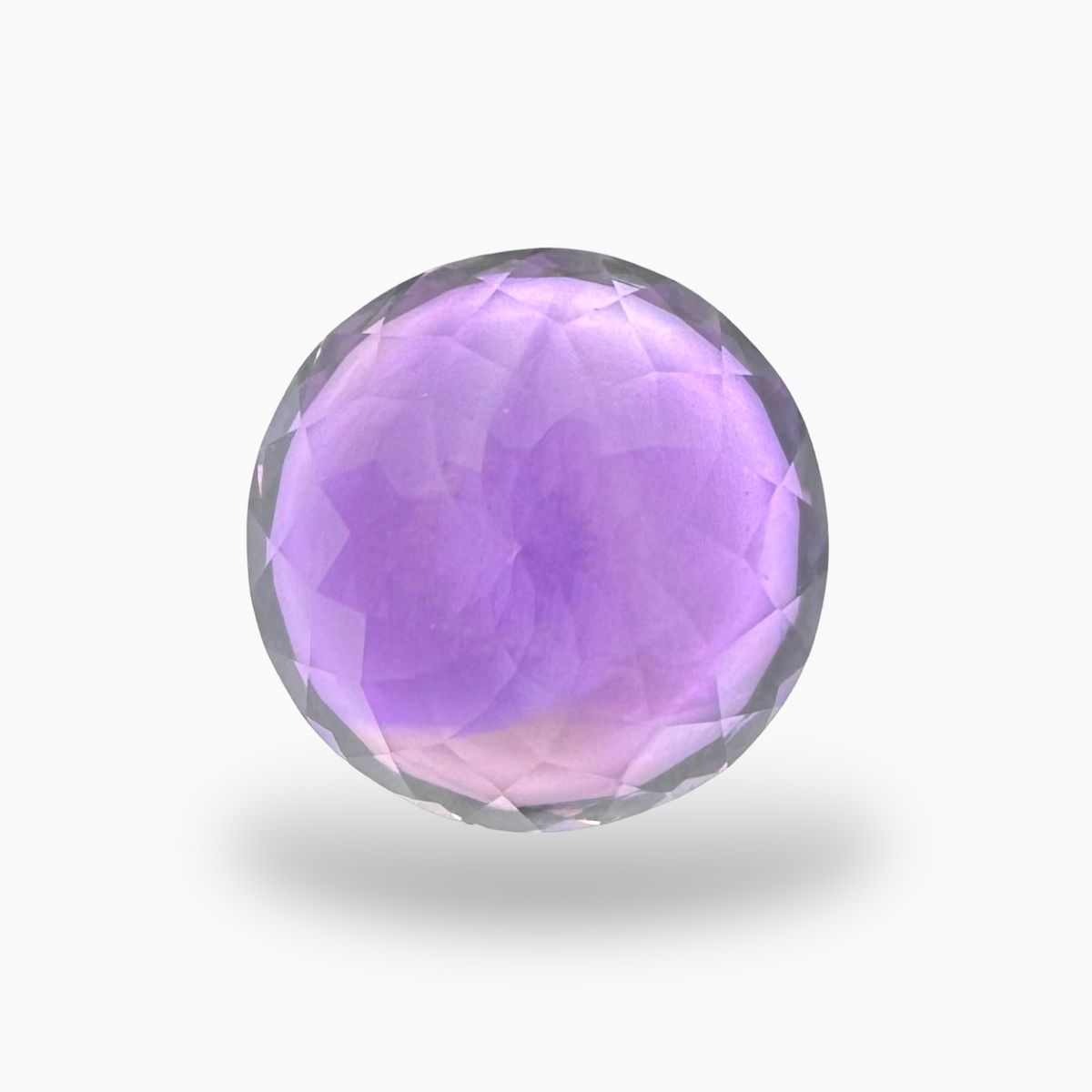 Natural Pink Amethyst 17.80 Carats Round Shape 17X17mm