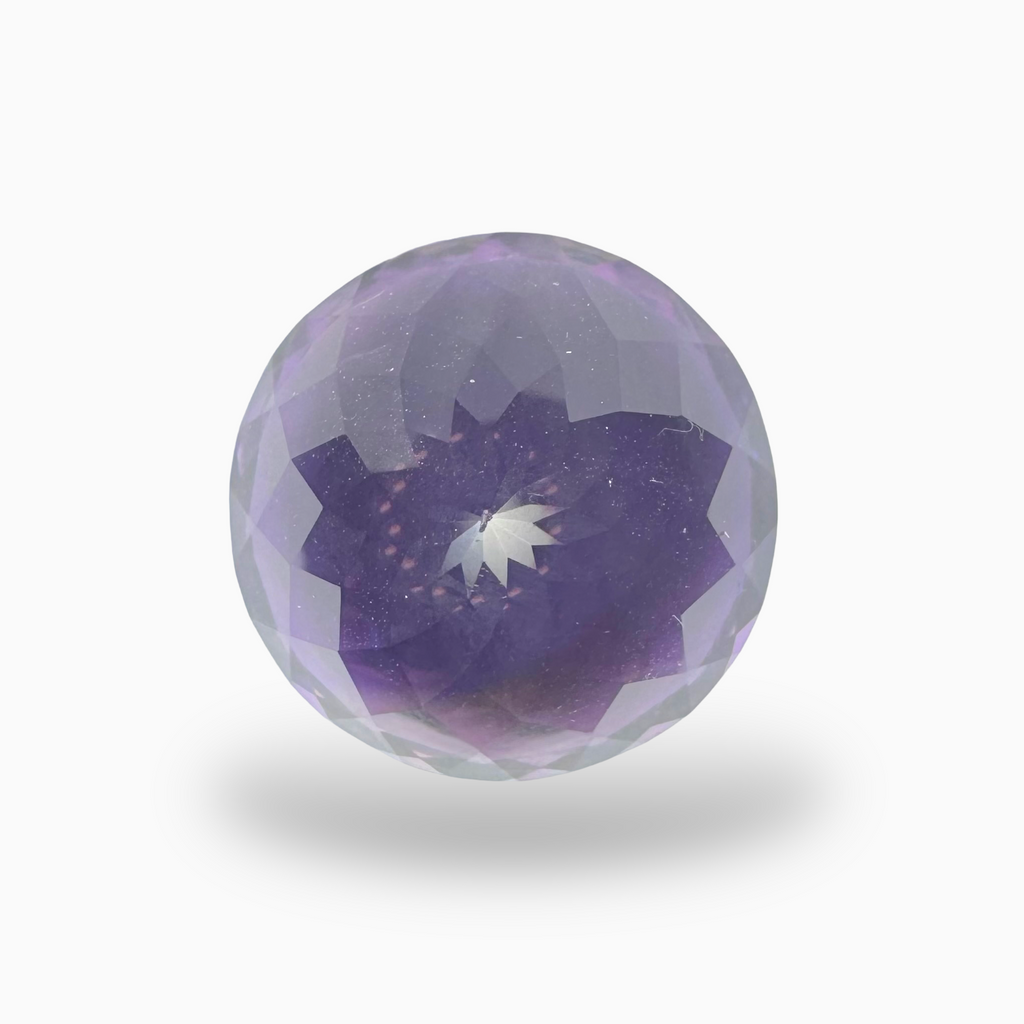 Natural Pink Amethyst 17.80 Carats Round Shape 17X17mm