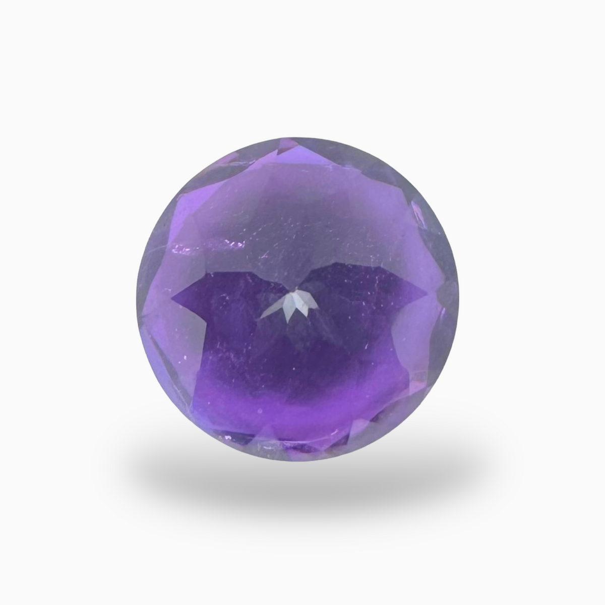 Natural Purple Amethyst Round Shape 4.13 Carat 11X11mm