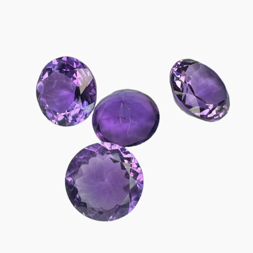 Natural Purple Amethyst Round Shape 4.13 Carat 11X11mm