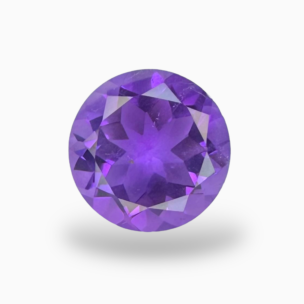 Natural Purple Amethyst Round Shape 4.13 Carat 11X11mm