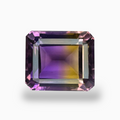 Pure Ametrine Natural 11.66 Carats Emerald Cut Shape Size 14X12mm
