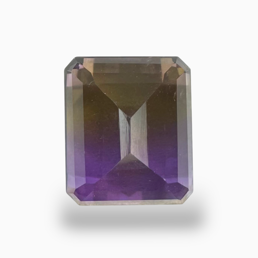 Pure Ametrine Natural 11.66 Carats Emerald Cut Shape Size 14X12mm
