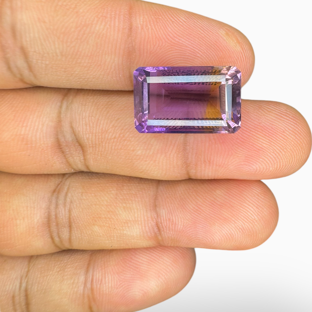 Brazilian Ametrine 14.51 Carats Emerald Cut Shape Size 18X12mm