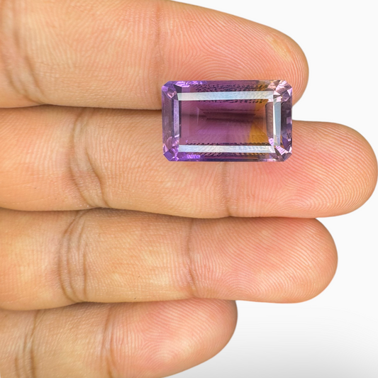 Brazilian Ametrine 14.51 Carats Emerald Cut Shape Size 18X12mm