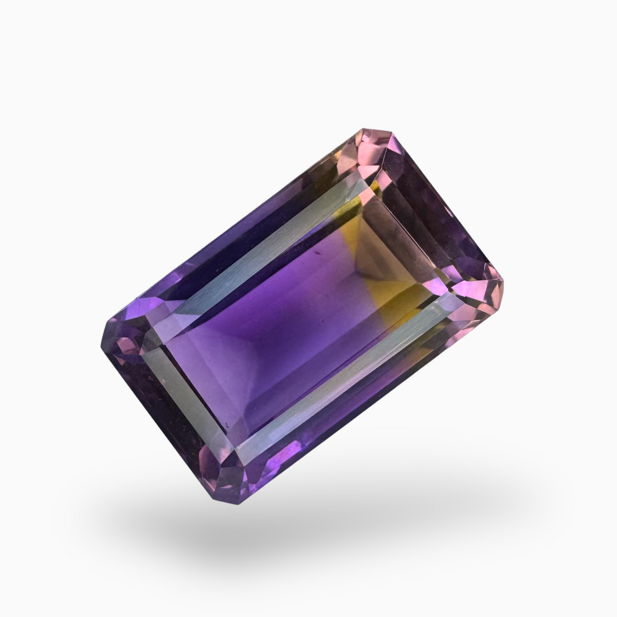 Brazilian Ametrine 14.51 Carats Emerald Cut Shape Size 18X12mm